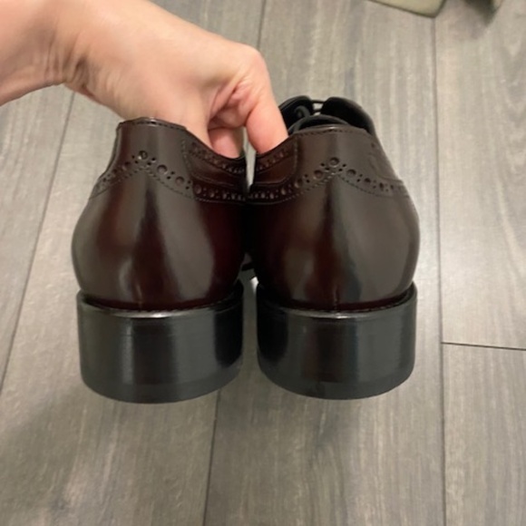 Brioni Brown Leather Wingtip Oxford Shoes Size 11 NWT - Picture 8 of 13